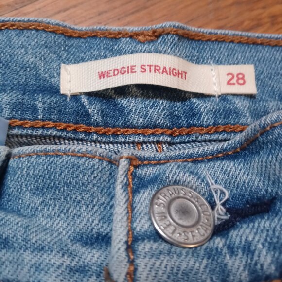 LEVI'S wedgie straight jeans (sz28) - Picture 12 of 16